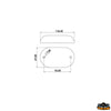 Led underwater light blue color - Blue light color - Body color Black [L4380003]