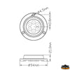 6 led underwater light 600 lumen - Lumen 600 - LED color White - K. 5500-6300 - Angle 120° - Wattage								

								15 - LED 6x3W [L4406299]