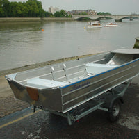 SeaStrike 18 Ft Semi Flat Aluminium Workboat - Sea Strike 18ft Long Shaft