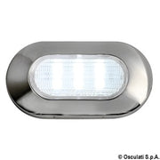 Oval, 6-led courtesy light blue
