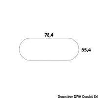 Oculus ultra-flat courtesy perimeter light 30Lumen