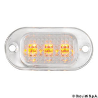 Polycarbonate courtesy light 3 LEDs no metal ring