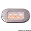 Polycarbonate courtesy light 3 yellow LEDs