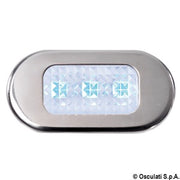 Polycarbonate courtesy light 3 blue LEDs