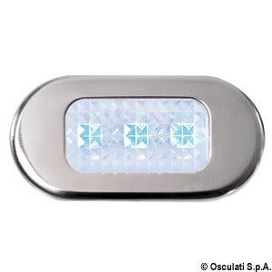 Polycarbonate courtesy light 3 blue LEDs