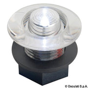 Clear polycarbonate courtesy light w/white LED
