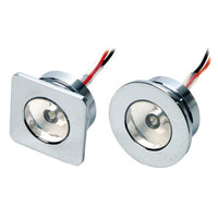 LED courtesy light round/blue