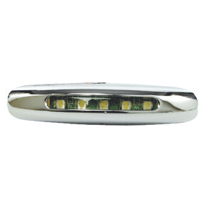 Courtesy light,chromed version w/5 LED blue