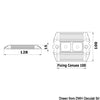 Labcraft Microlux ceiling light w/2 HD LEDs 2.5 W