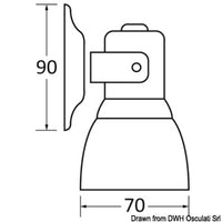 De Luxe spotlight 5/12 W 12 V