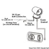 SS electrically controlled spotlight 12 V