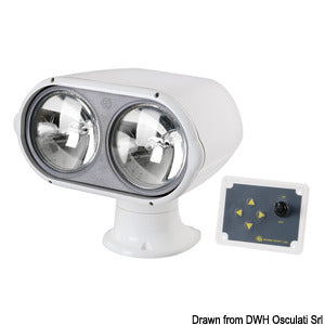 Night Eye light w/2 watertight bulbs 12 V