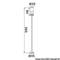 Articulated LED spolight for bedhead and chart table