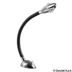 Spotlight 3 W covered w. black leather