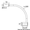 Articulated reading LED spotlight