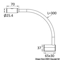 Articulated reading LED spotlight