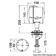 DHR light adjustable from inside 12/24V 24W