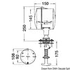 DHR light adjustable from inside 12 V 145 mm