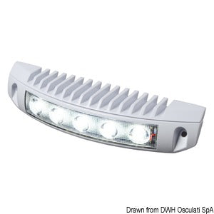 LED spotlight for gangplanks, upper sterns and fly bridges