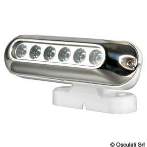 LED light 6 white LEDs, complete