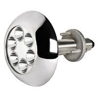 Underwater light w/6x3W white LEDs with studs