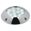 Underwater light w/12x3W white LEDs with screws