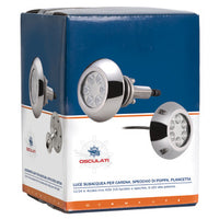 Underwater light w/12x3W white LEDs with screws