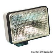 Sealed Beam watertight halogen light 152 mm