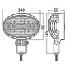 HD LED adjustable light for A-frame 24 W 10/30 V