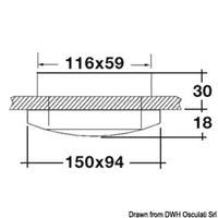 Phad II LED ceiling light for recess mounting