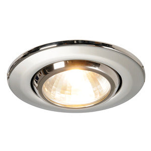 Merope halogen spotlight AISI316 mirror-polished