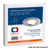 Recess swivelling LED light, warm light 4W