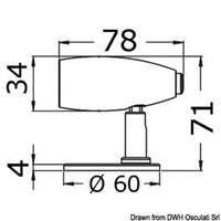 Rana articulated LED light High Power 12/24 V