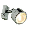 Laguna articulated spotlight chromed brass