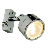 Laguna wall lamp, golden brass