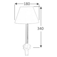 Pull-out table lamp