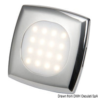 Square LED ceiling light for recess mounting