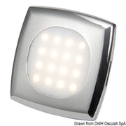 Square LED ceiling light for recess mounting