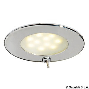 Atria LED spotlight polished SS w/switch