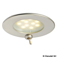 Atria LED spotlight satin finished w/switch