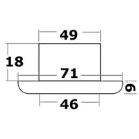 Syntesis LED ceiling light for recess mounting