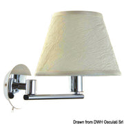 Maia articulated spotlight chromed brass