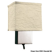 Vertical mounting lamp chromed brass w/switch