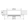 Polis reduced recess LED light white