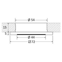 Propus recess LED light white