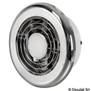 Recess-fit LED spot light w/extractor fan 12V