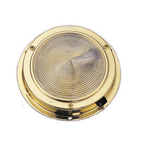 Brass recessless ceiling LED light 138 mm