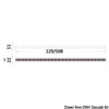 LED light strip 229 mm 12V white