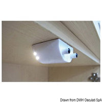 Courtesy light with automatic activation and Feton 2 independent power supply