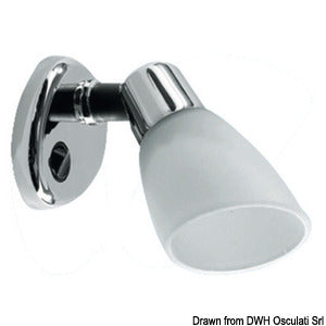 Batsystem Opal II halogen spotlight ABS chromed